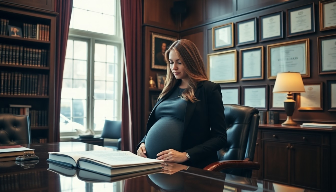 Comment l'environnement de travail affecte une avocate enceinte
